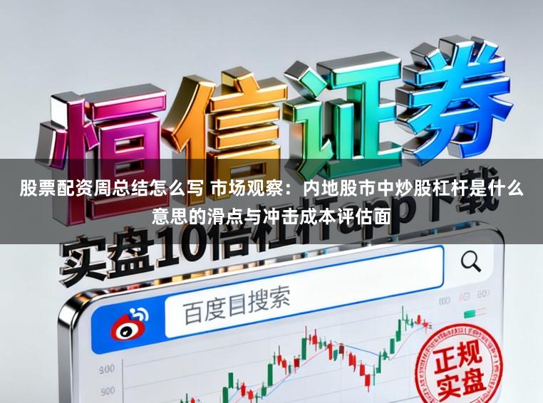 股票配资周总结怎么写 市场观察：内地股市中炒股杠杆是什么意思的滑点与冲击成本评估面